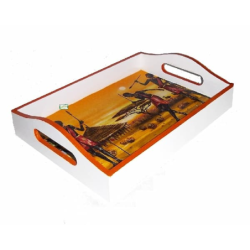 plateau bois Les Massais serviettage