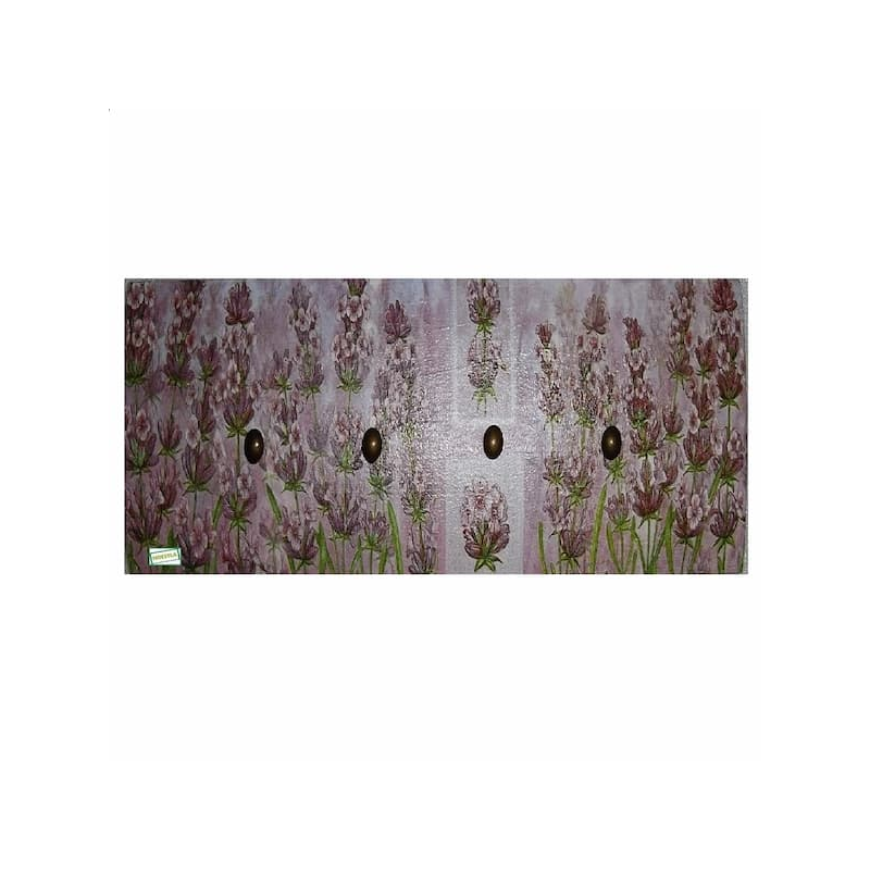 Accroche torchon Lavande serviettage