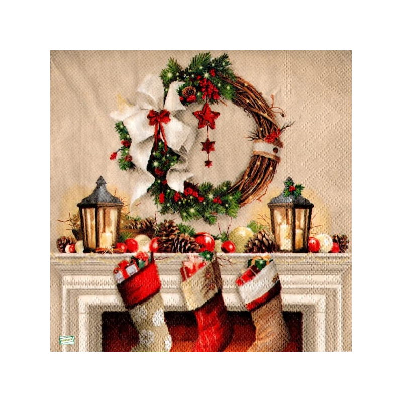 1 serviette papier Noêl - 112