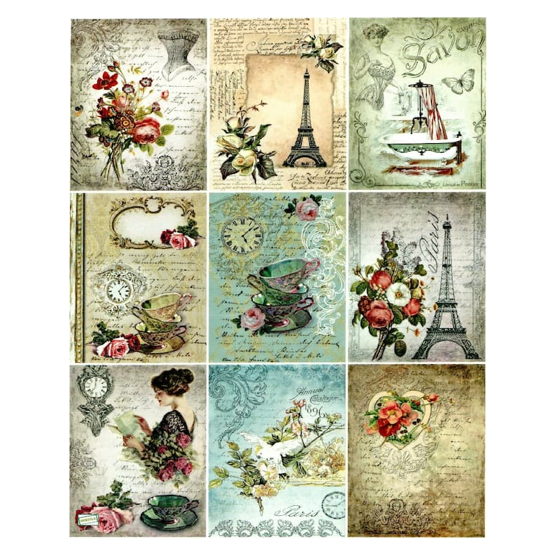 1Papier découpage Divers-S134