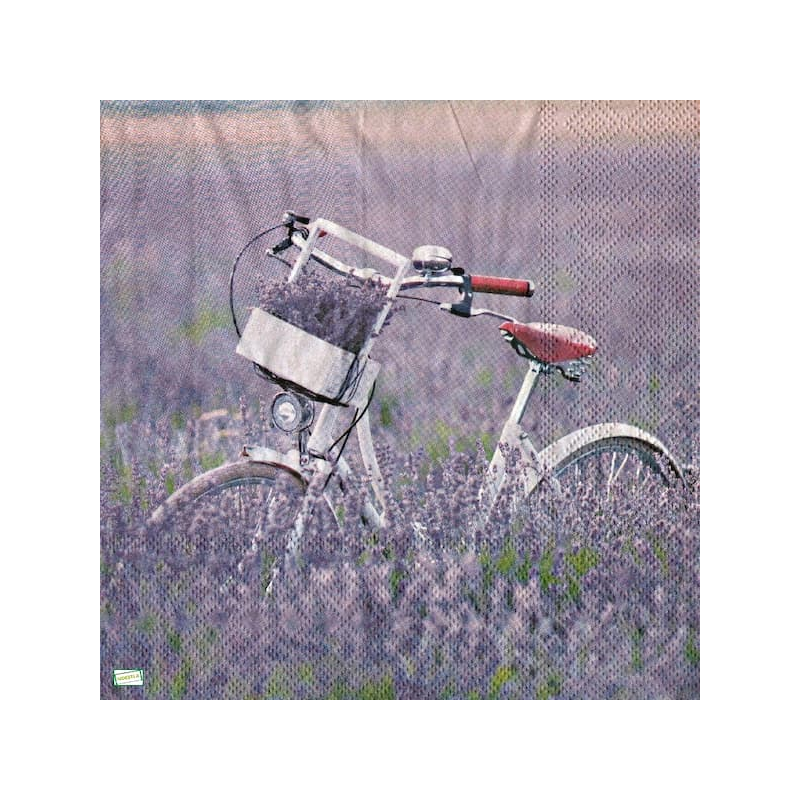 1 serviette papier Lavande -2