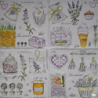 1 serviette papier Lavande -3