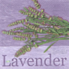 1 serviette papier Lavande -13