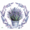 1 serviette papier Lavande -21