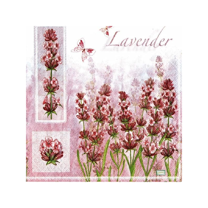 1 serviette papier Lavande -27