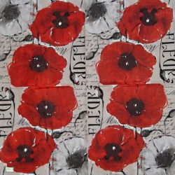 1serviette Coquelicots-28