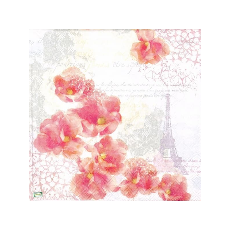 1 serviette Coquelicots -31