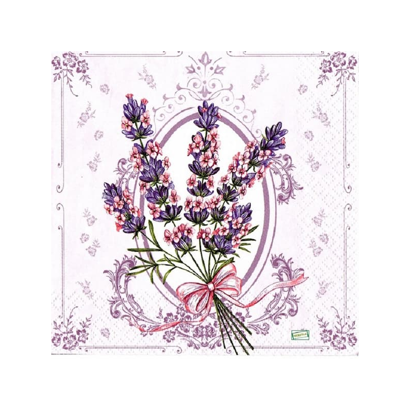 1 serviette papier Lavande -35