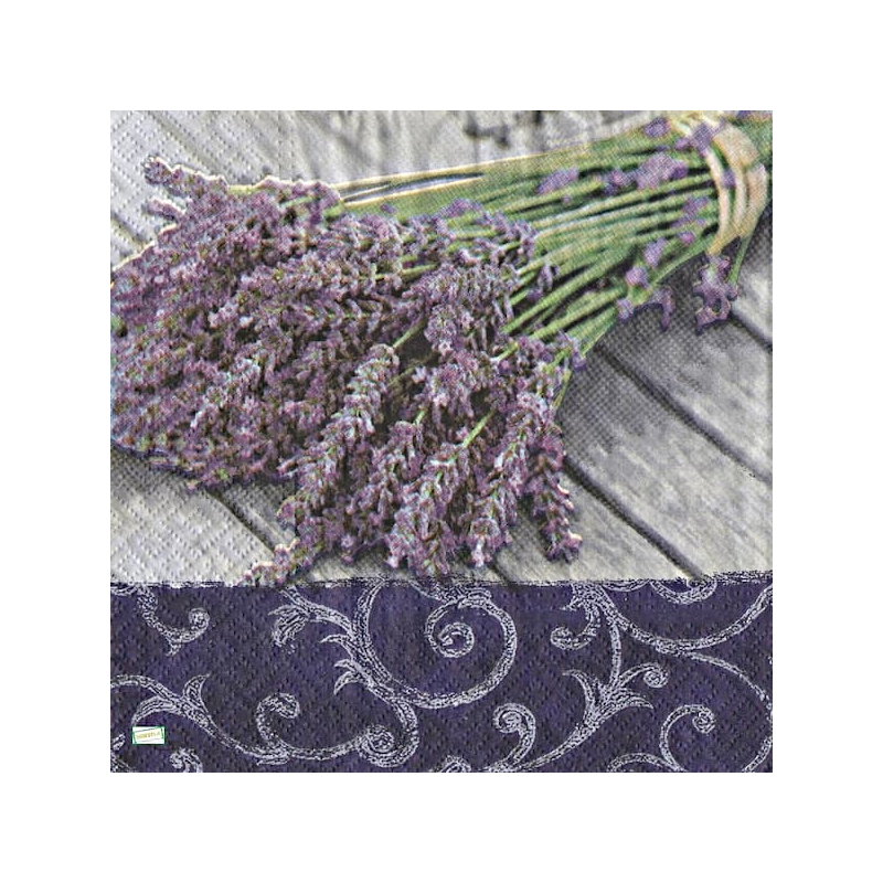 1 serviette papier Lavande -36