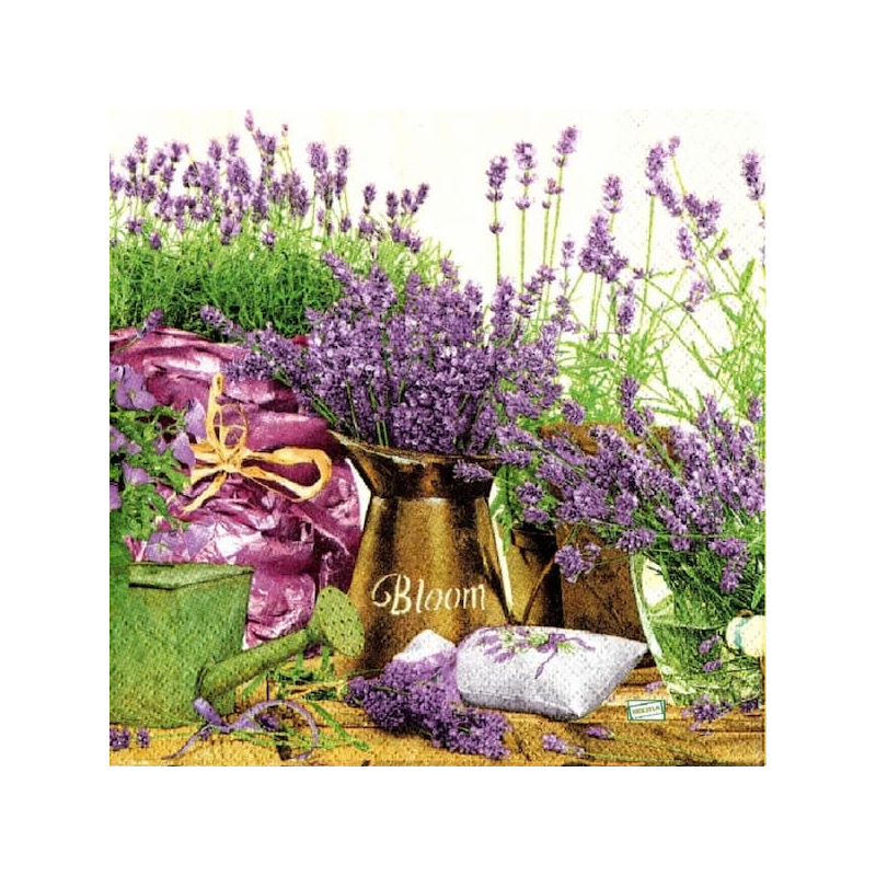 1 serviette papier Lavande -38