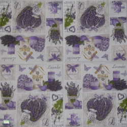 1 serviette papier Lavande -39