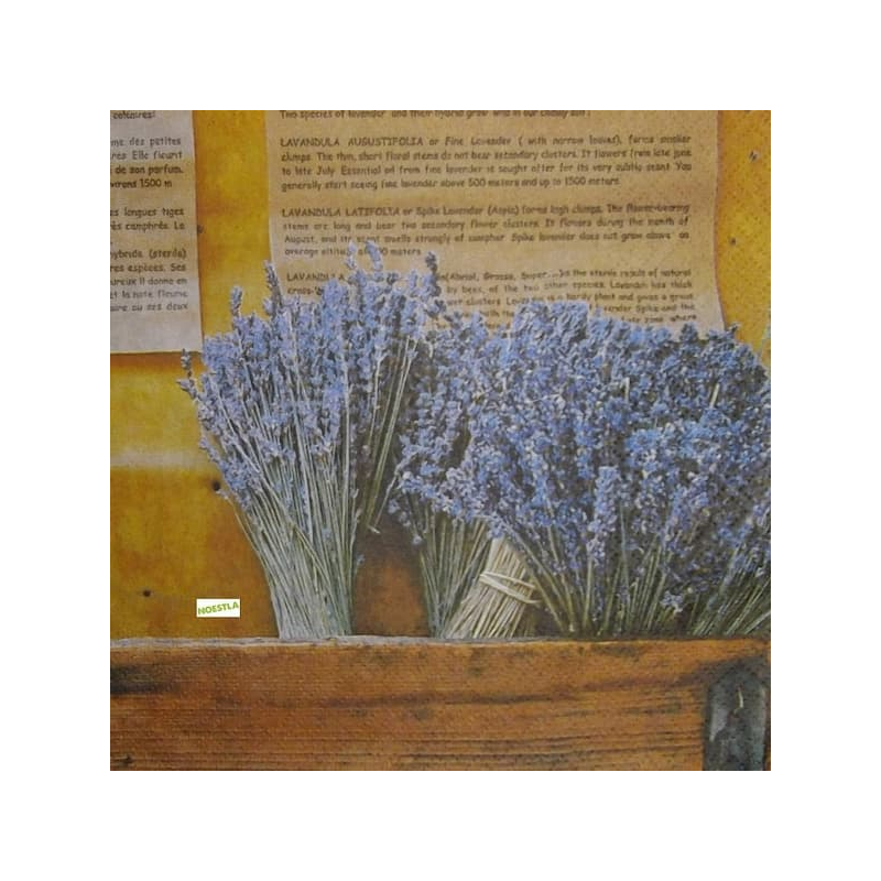 1 serviette papier Lavande -45