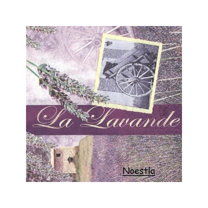 1 serviette papier Lavande -47