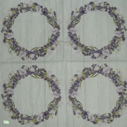 1 serviette papier Lavande -55
