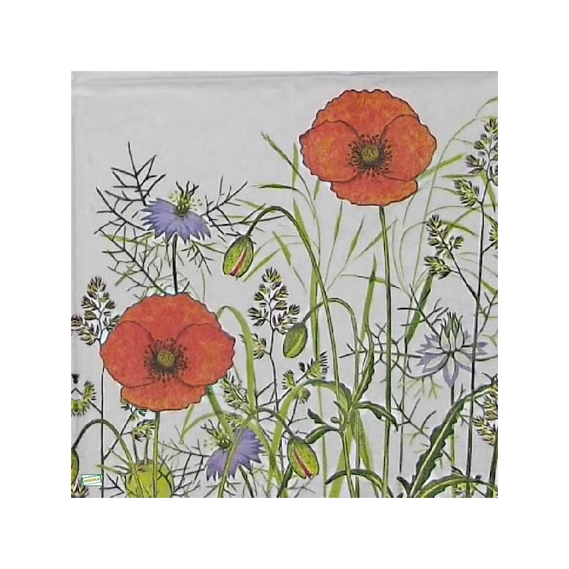 1 serviette Coquelicots -58