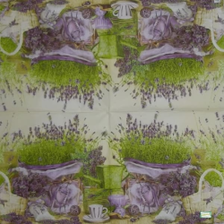 1 serviette papier Lavande -59