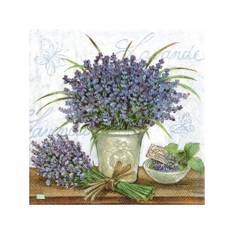 1 serviette papier Lavande -72