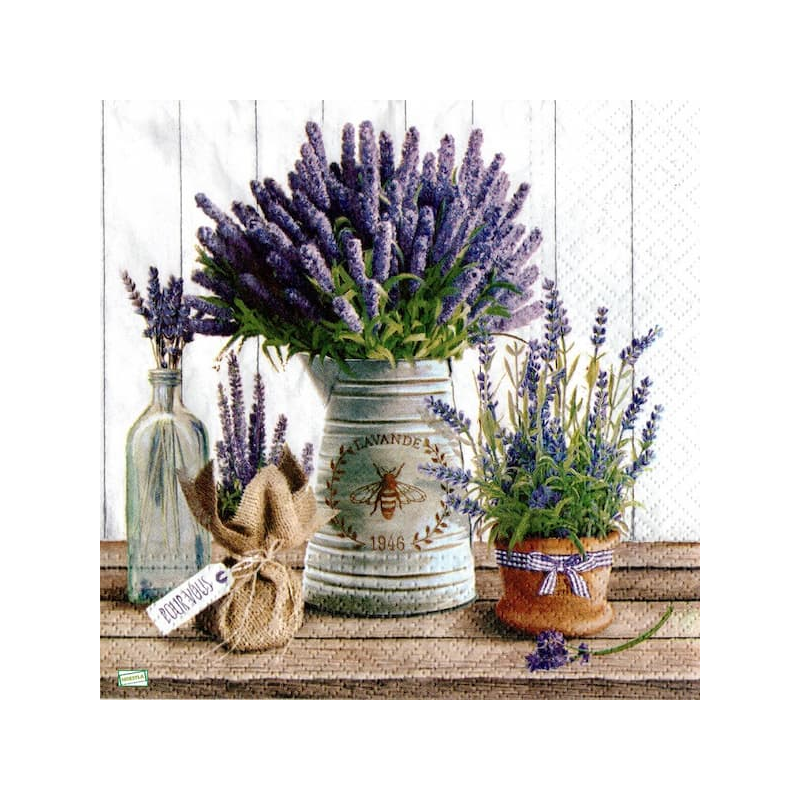 1 serviette papier Lavande -81