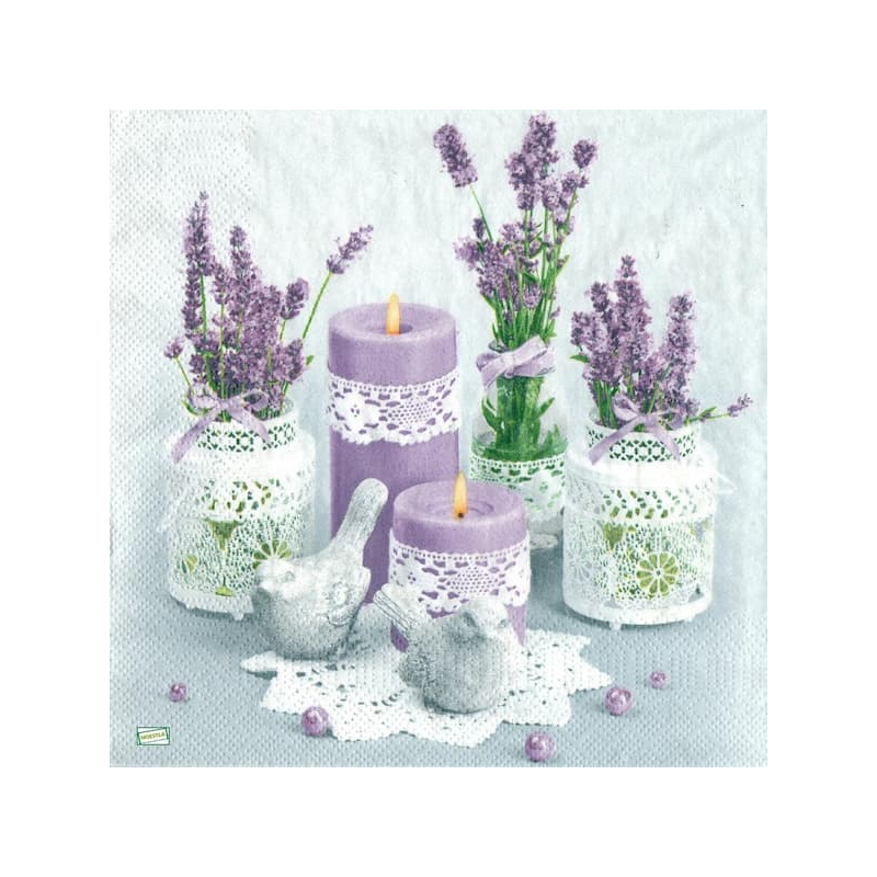 1 serviette papier Lavande -86