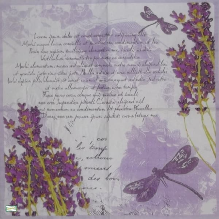 1 serviette papier Lavande -88