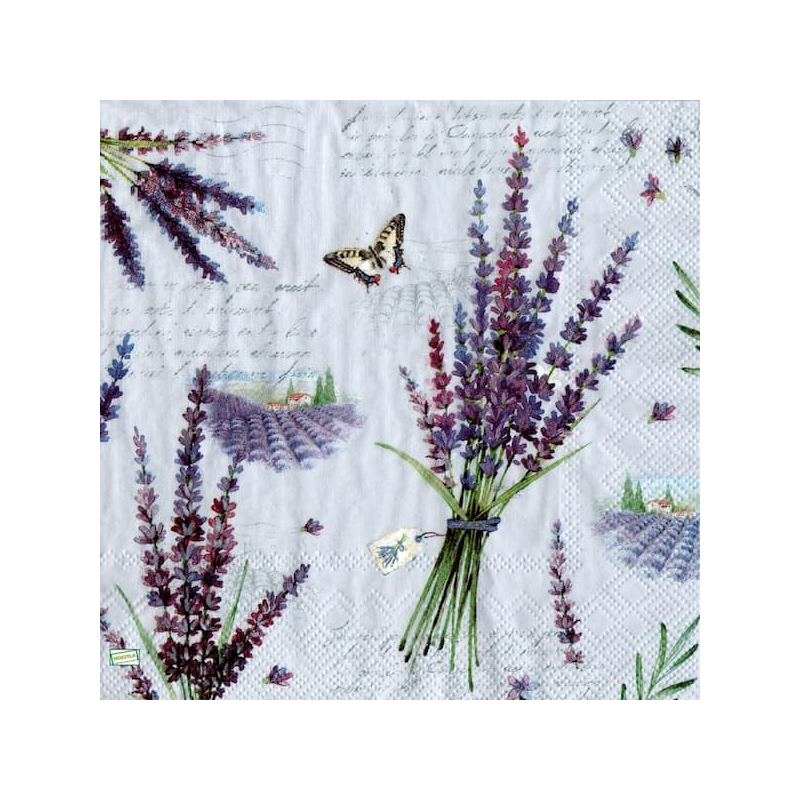 1 serviette papier Lavande -93