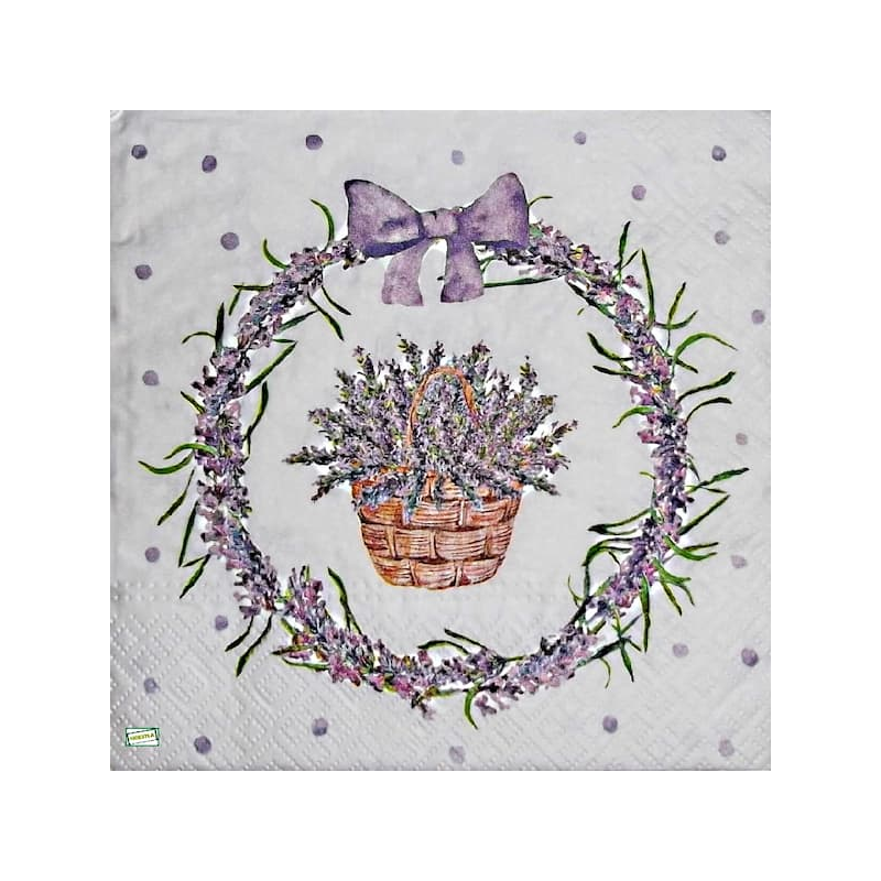 1 serviette papier Lavande -97