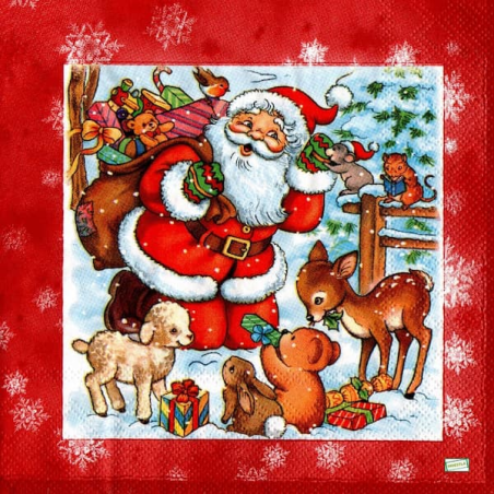 Scène enneigée,Paysage hivernal,Décor de neige,Tableau d'hiver,Horizons enneigés,la neige,découpage,collage,serviettage,flocons