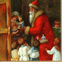 Scène enneigée,Paysage hivernal,Décor de neige,Tableau d'hiver,Horizons enneigés,la neige,découpage,collage,serviettage,flocons