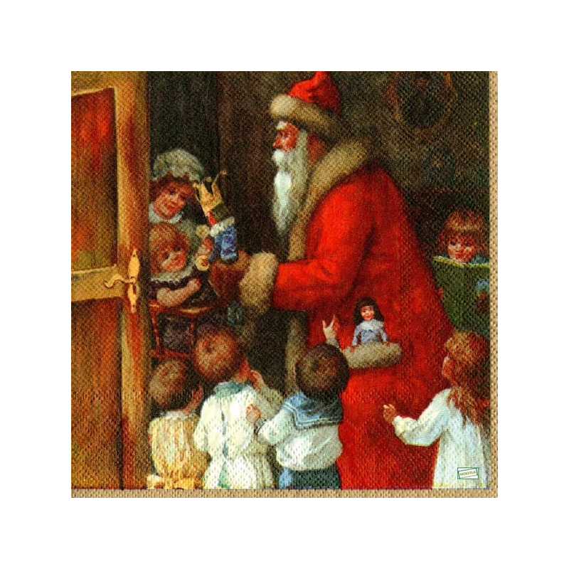 Scène enneigée,Paysage hivernal,Décor de neige,Tableau d'hiver,Horizons enneigés,la neige,découpage,collage,serviettage,flocons