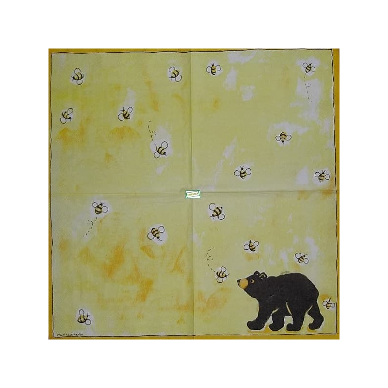 1 serviette L' Ours -19
