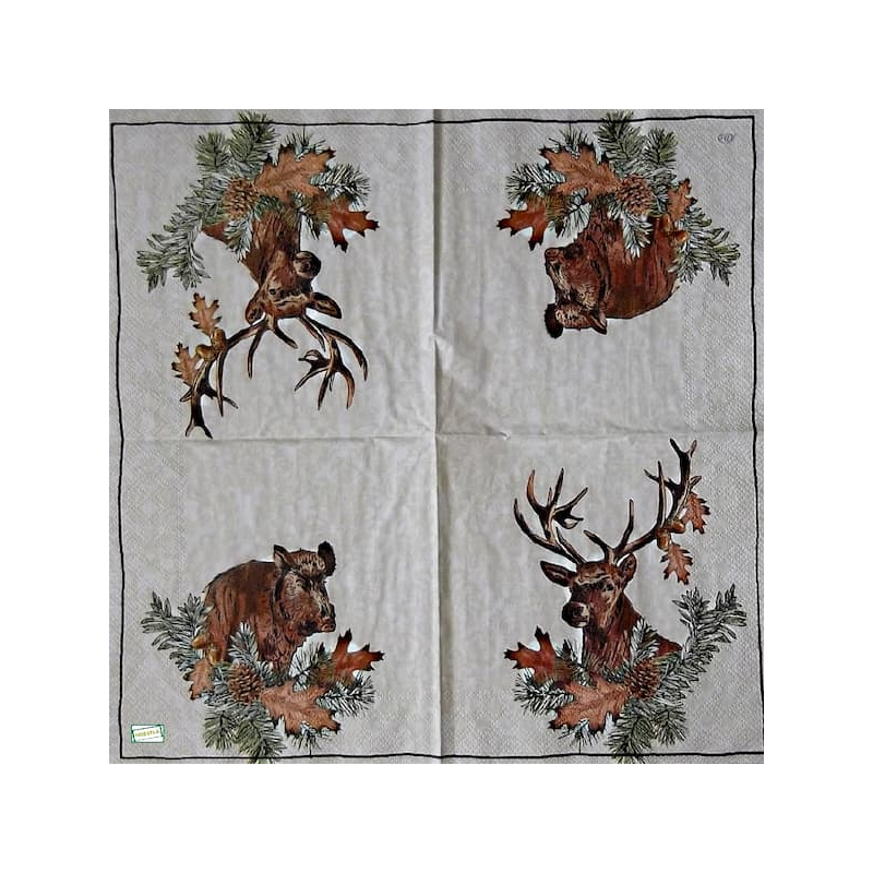 1 serviette Le Cerf -29