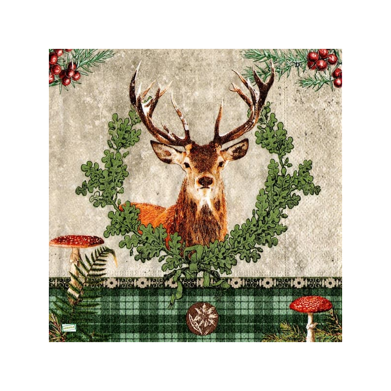 1 serviette Le Cerf -79