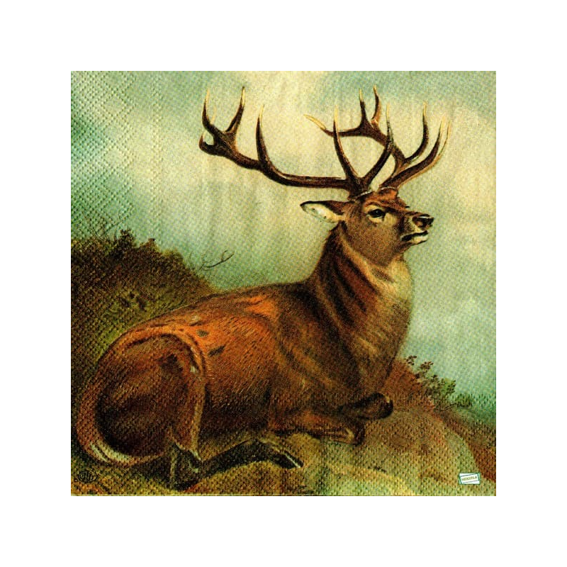 1 serviette Le Cerf -96