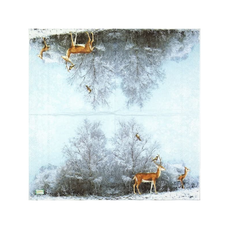 1 serviette Les Cerfs -103