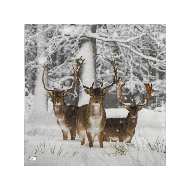 1 serviette Les Cerfs -112