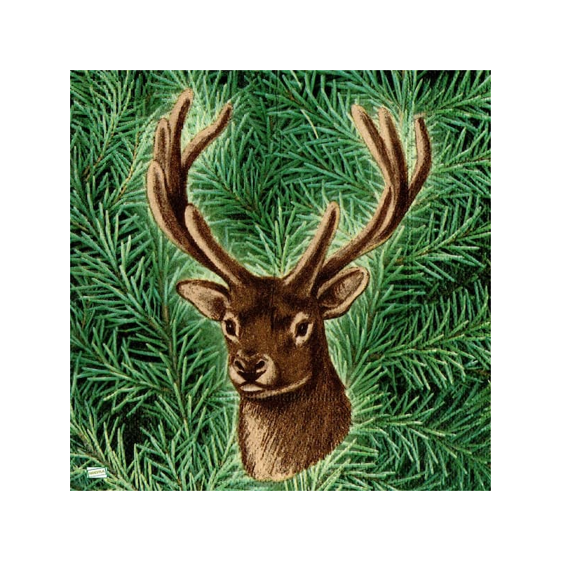 2 serviettes Le Cerf -137