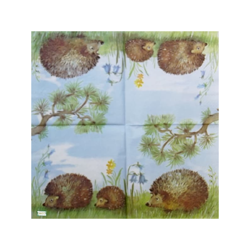 1 serviette Les Hérissons -143