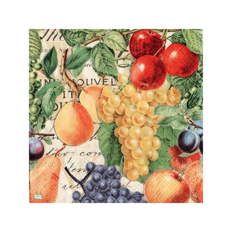 1serviette papier Mix Fruits-1