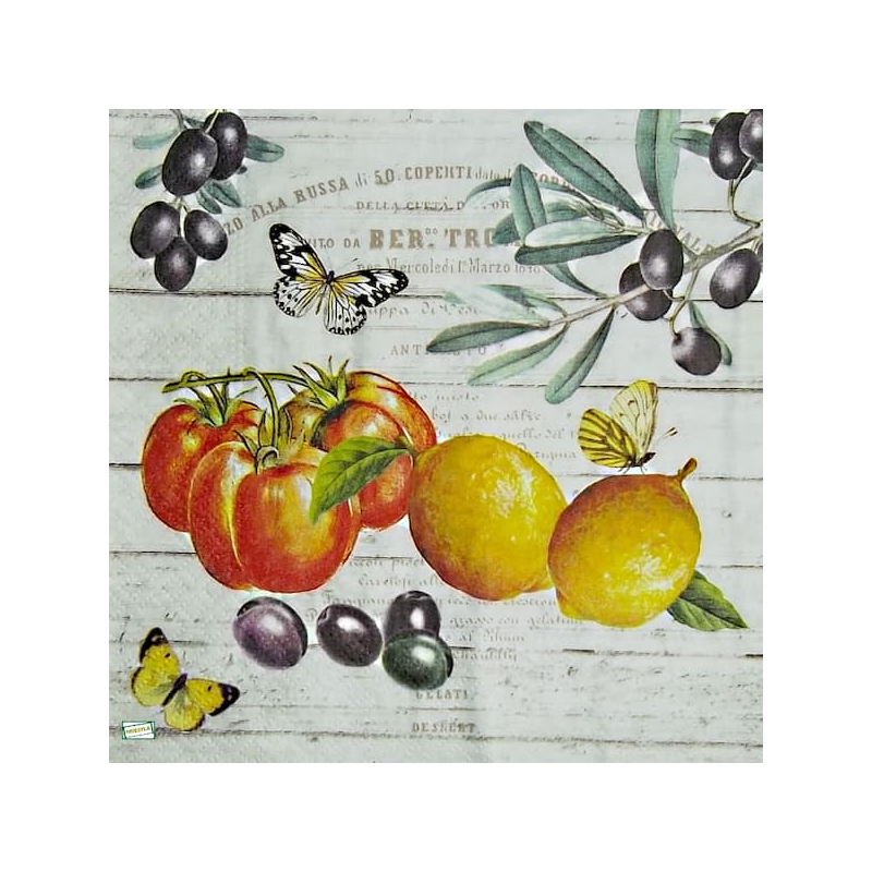 1serviette papier Mix Fruits-3