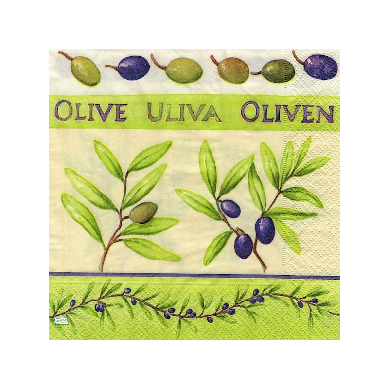 1serviette papier Olives-4