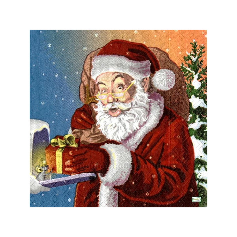 Noël,Ambiance Noël,hiver,neige,découpage,serviettage,sapin,Ambiance Magique et Féérique,fêtes,serviettes papier