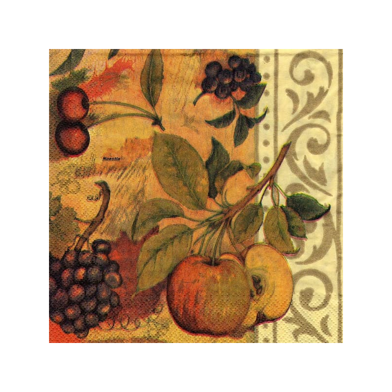 1serviette papier Mix Fruits-8