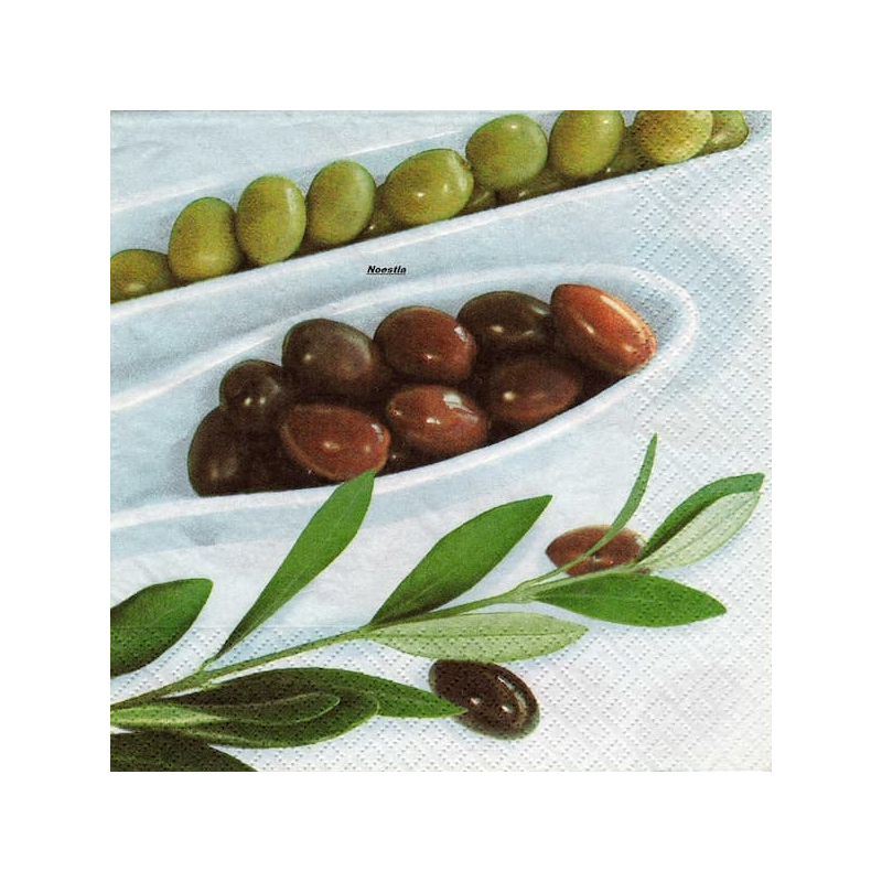 1serviette papier Olives-9