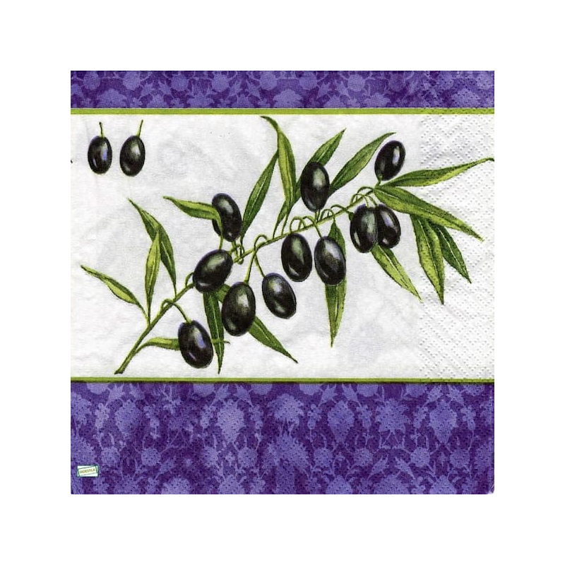 1serviette papier Olives-11