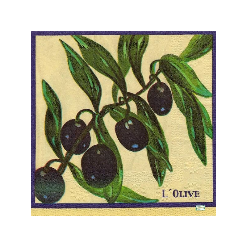 1serviette papier Olives-13