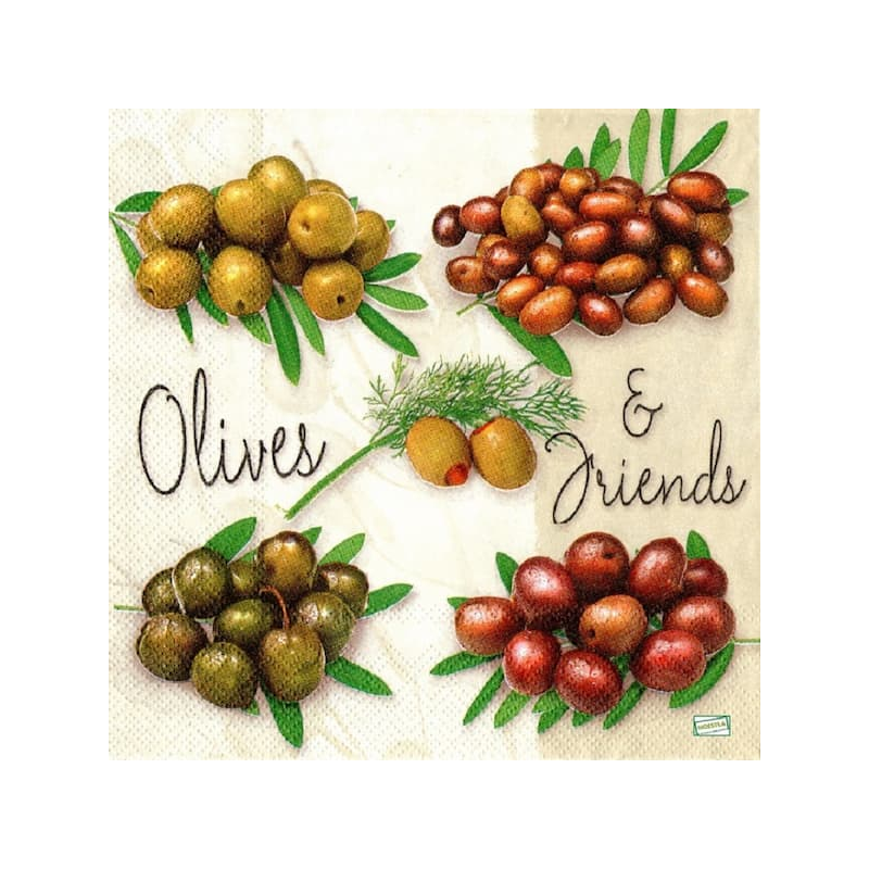 1serviette papier Olives-15