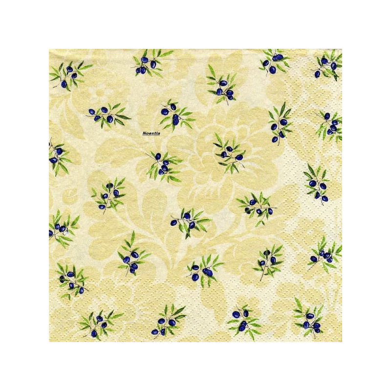 1serviette papier Olives-30
