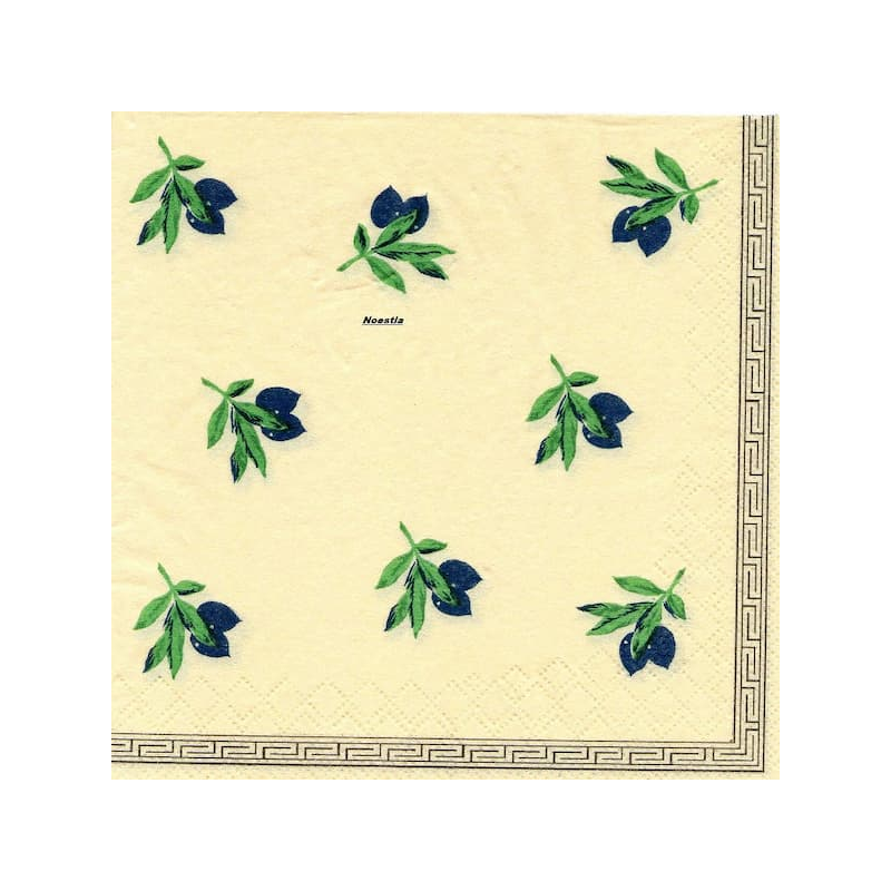 1serviette papier Olives-35