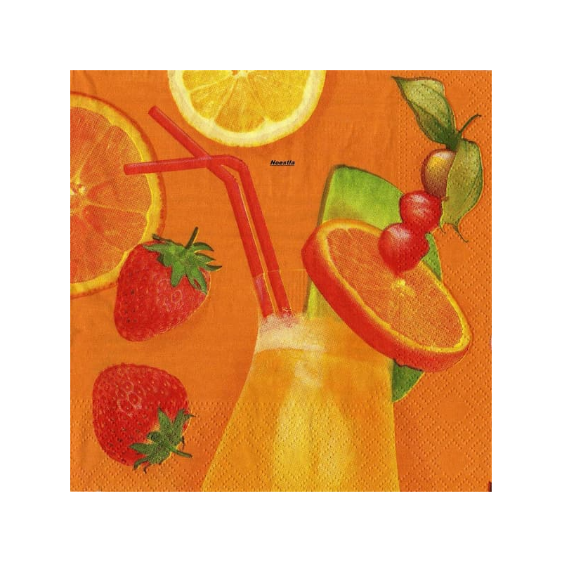 1serviette papier Fruits-38