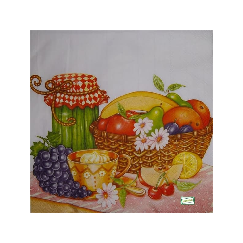1serviette papier Fruits-39